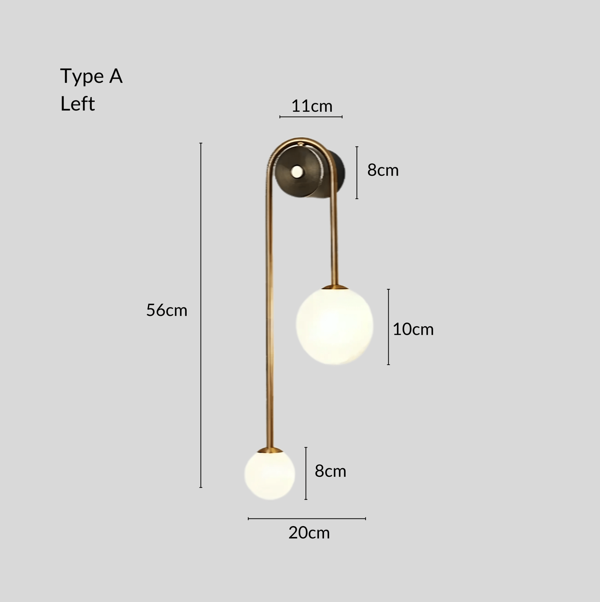 Balanced Wall Light - Tabby Lighting