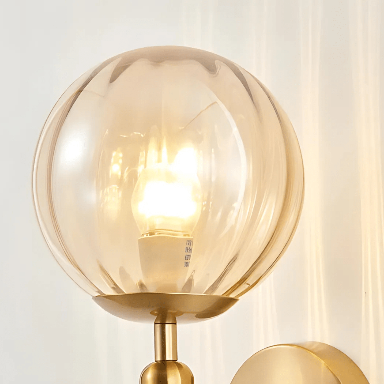 Bauer Brass Wall Light - Tabby Lighting