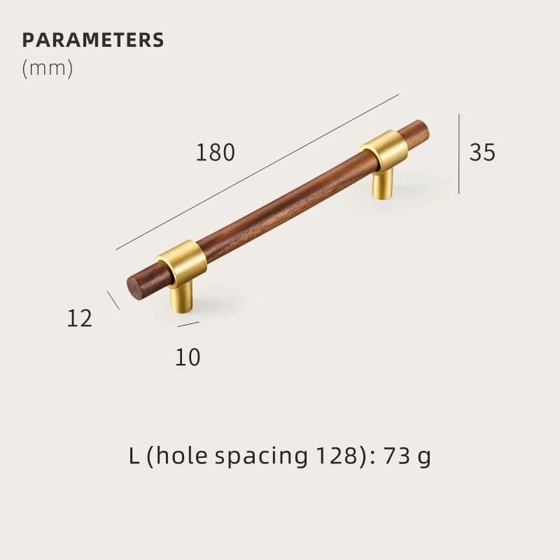 Black Walnut Handle - Tabby Lighting