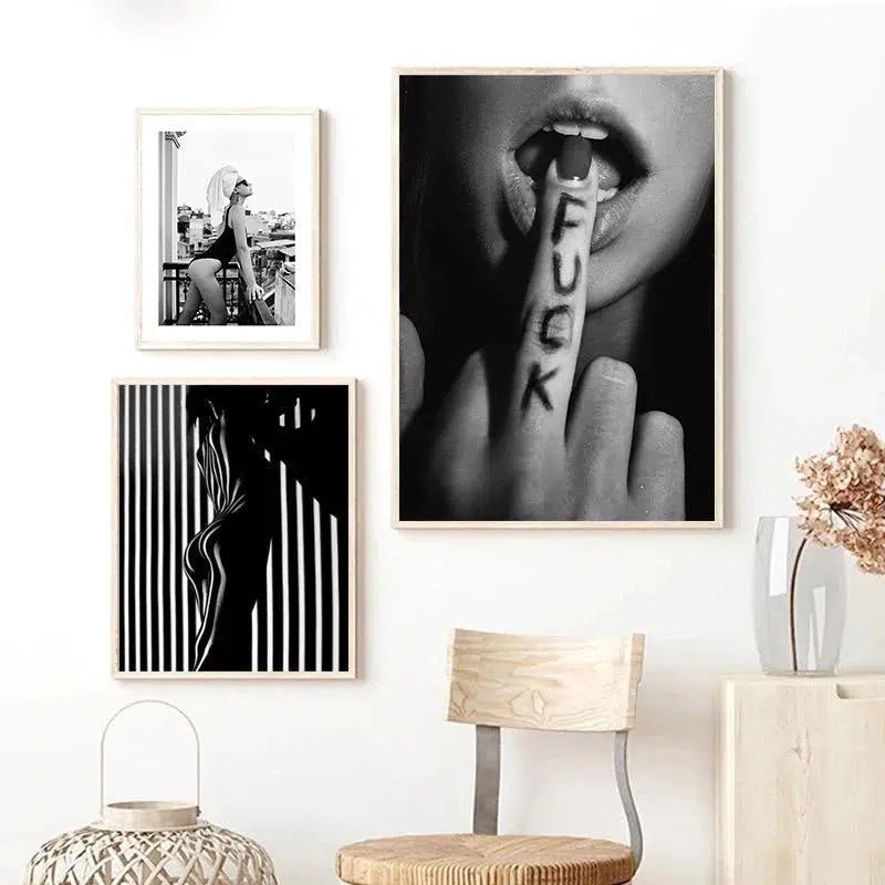 Black + White Post Modern Photography - Tabby Lighting