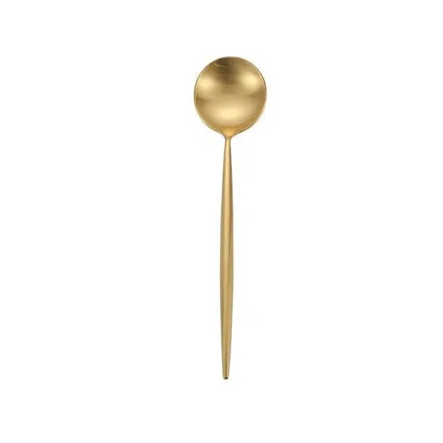 Brushed Gold Cutlery Set - Tabby Lighting