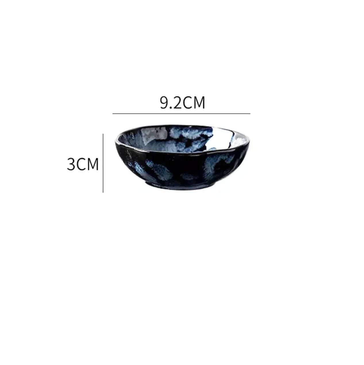 Cat Blue Japanese style Tableware - Tabby Lighting