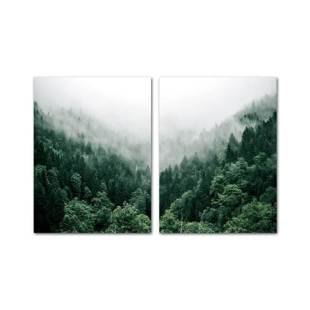 Foggy Forest Print - Tabby Lighting