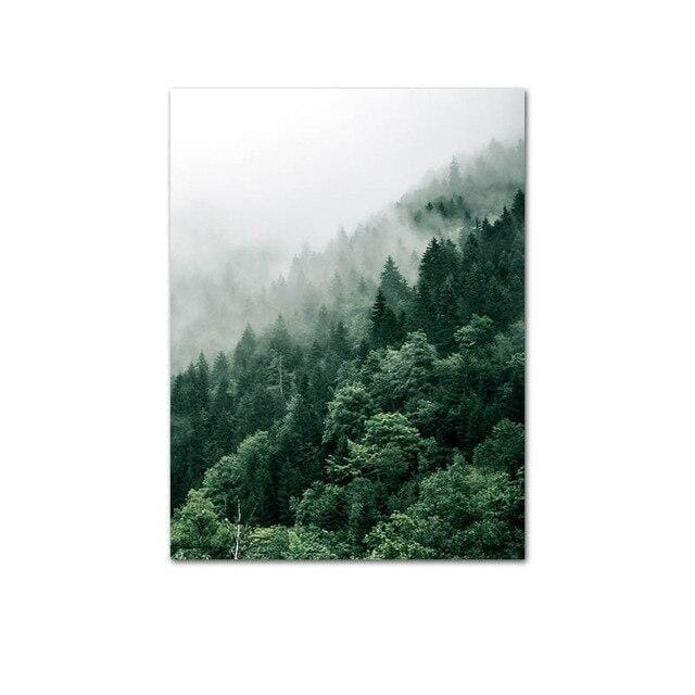 Foggy Forest Print - Tabby Lighting