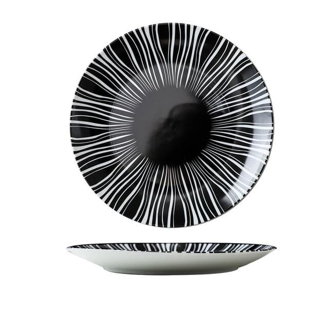 Geo Ceramic Plates - Tabby Lighting