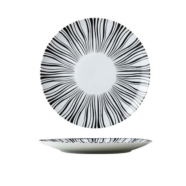 Geo Ceramic Plates - Tabby Lighting