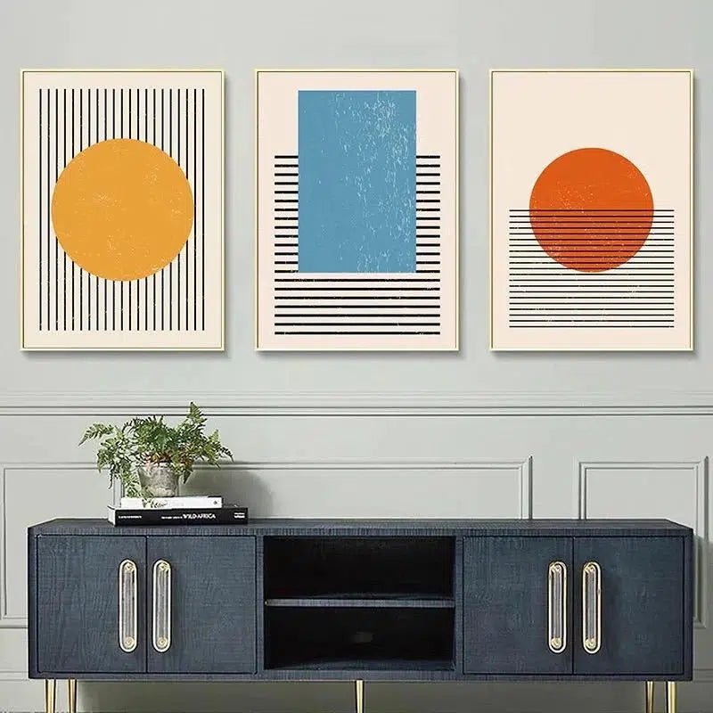 Geometric shape prints - Tabby Lighting