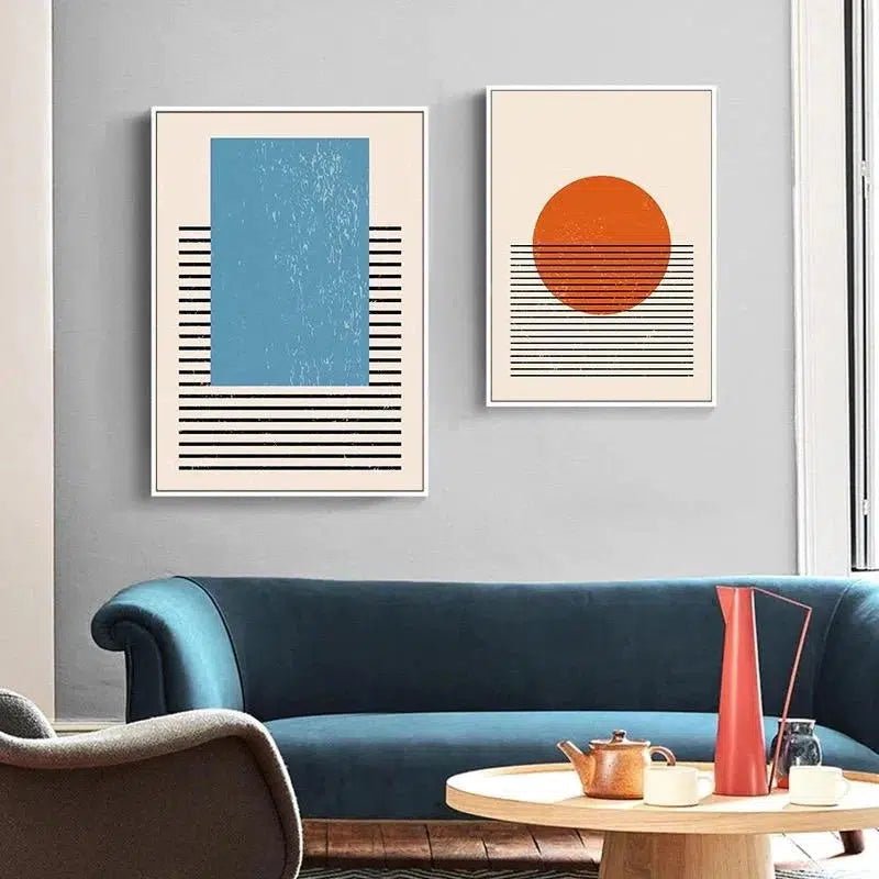 Geometric shape prints - Tabby Lighting