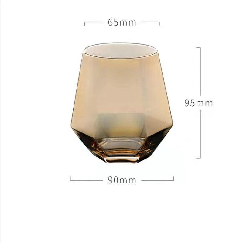 Hexagonal glass Pitcher set - Tabby Lighting