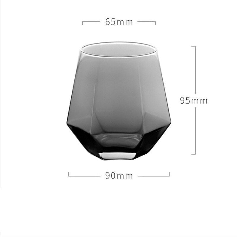 Hexagonal glass Pitcher set - Tabby Lighting