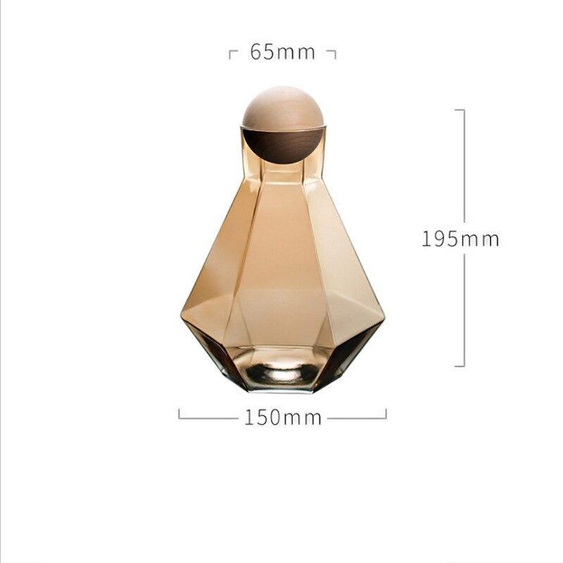 Hexagonal glass Pitcher set - Tabby Lighting