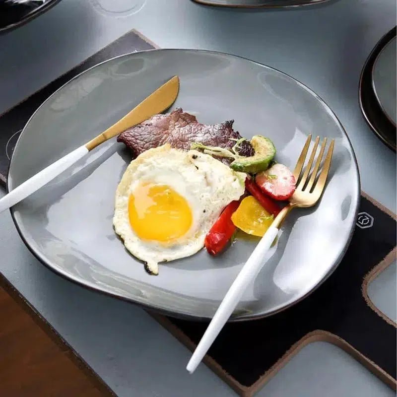 Irregular Ceramic Dishes + Plates - Tabby Lighting