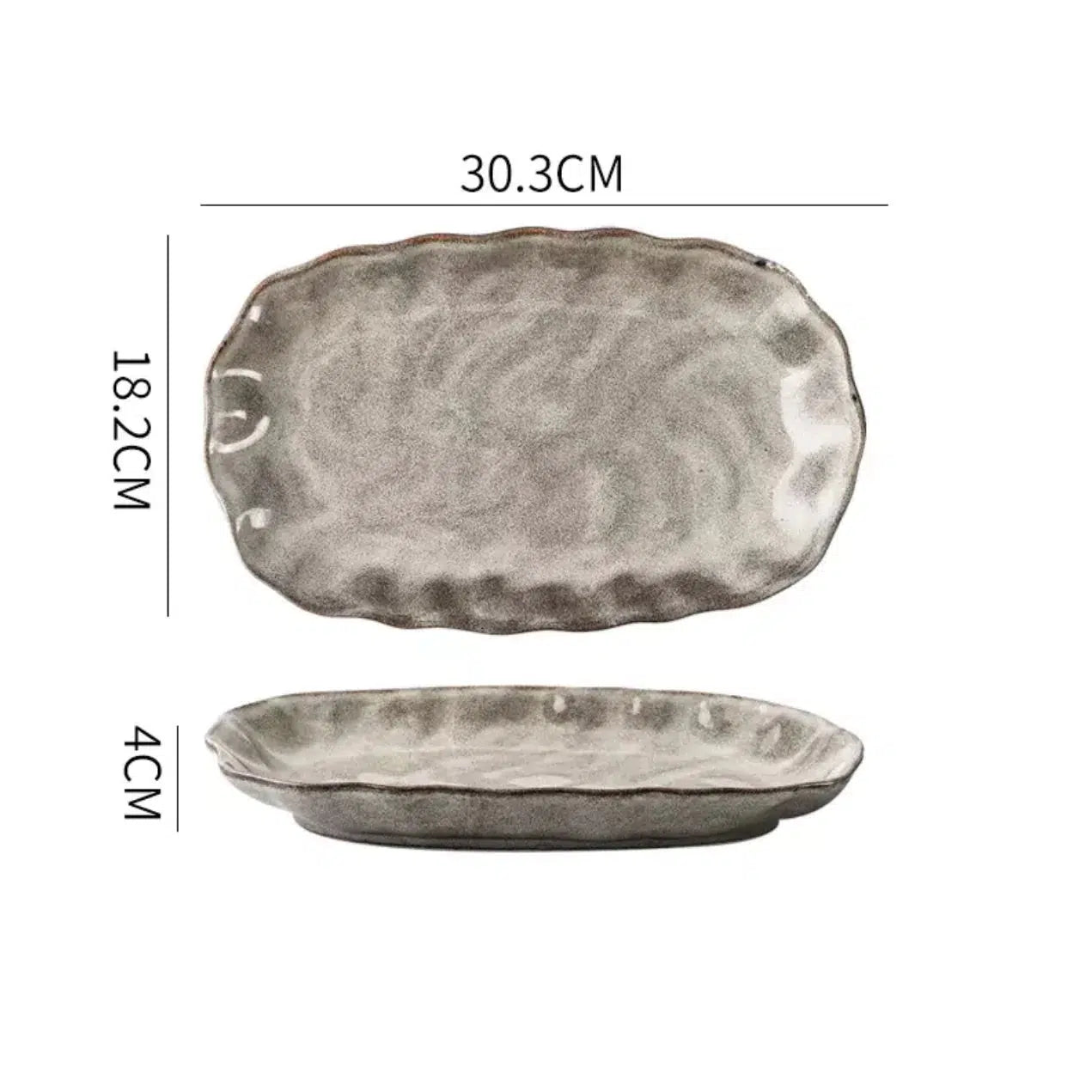 Irregular Stone Grain Bowls + Plates - Tabby Lighting