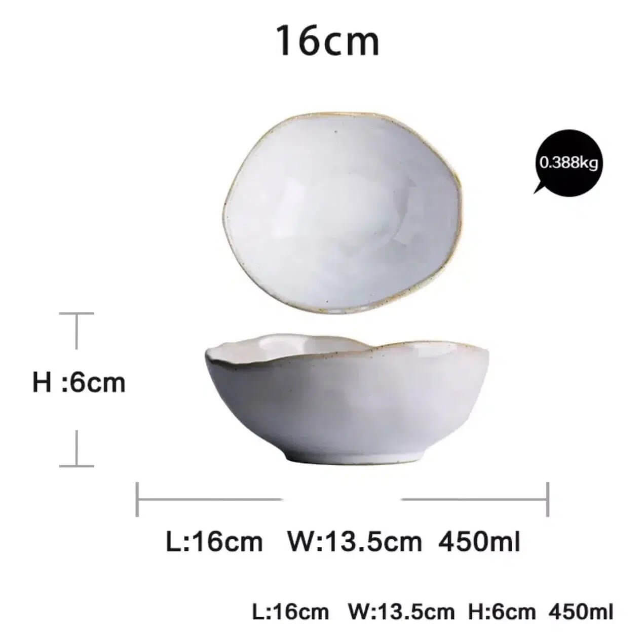 Irregular White Ceramic Plates + Dishes - Tabby Lighting