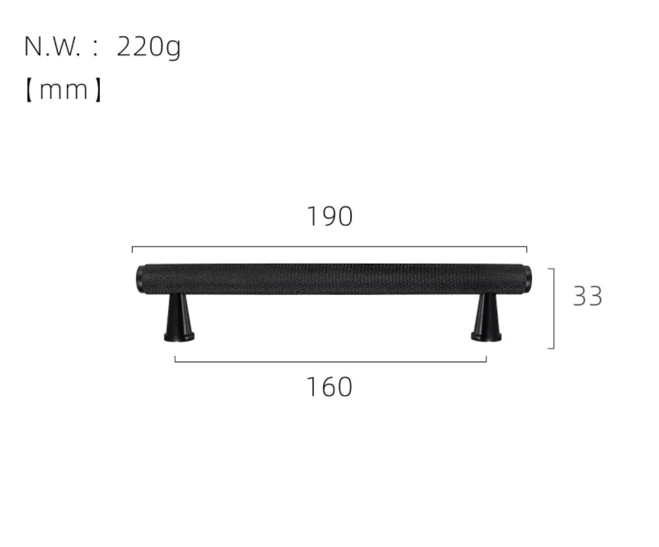 Knurled Handles - Tabby Lighting