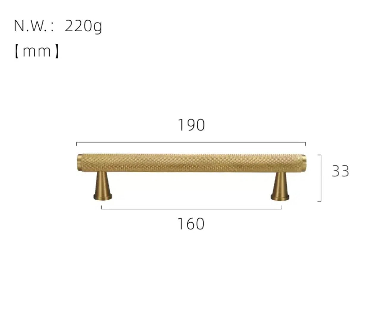 Knurled Handles - Tabby Lighting