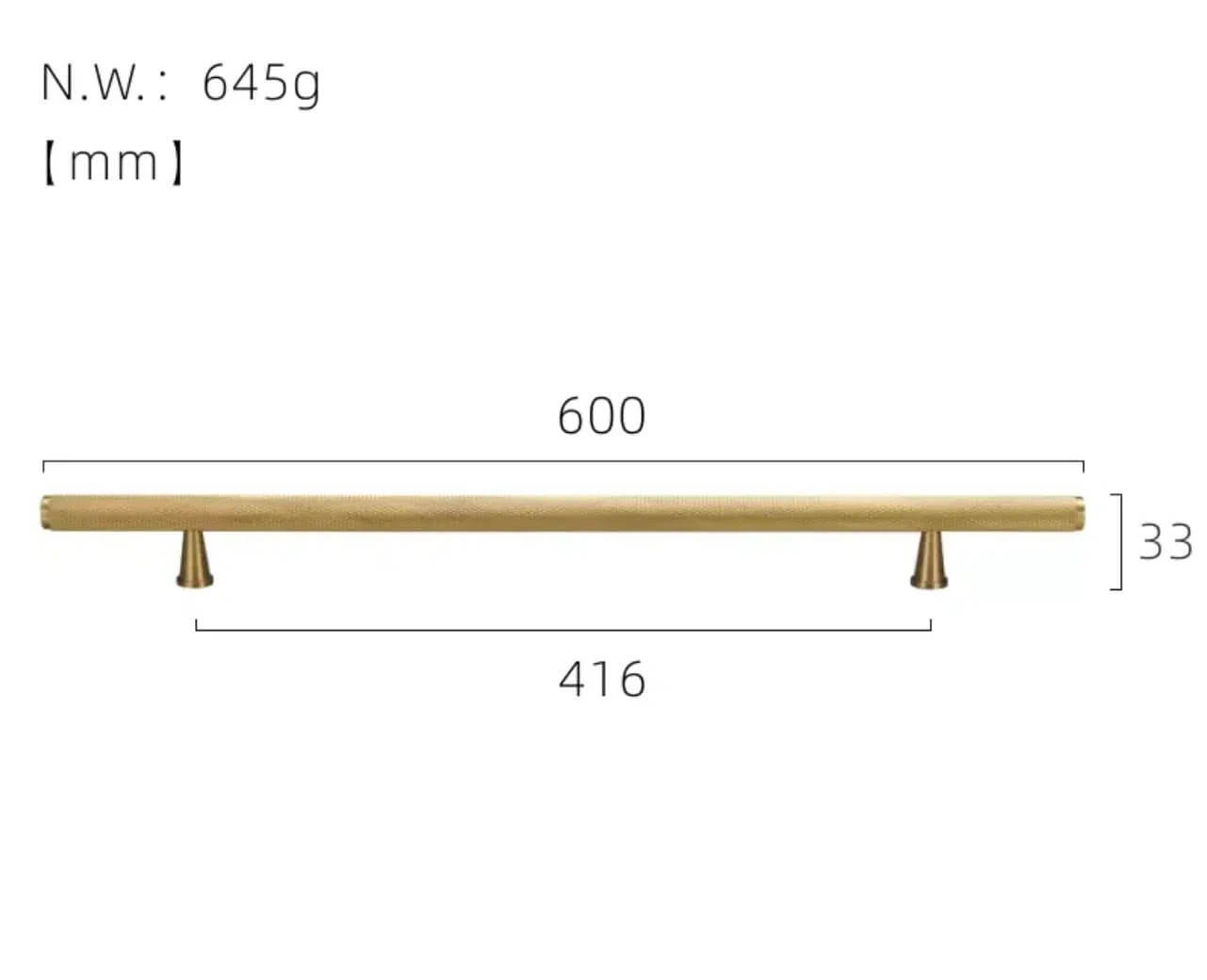 Knurled Handles - Tabby Lighting