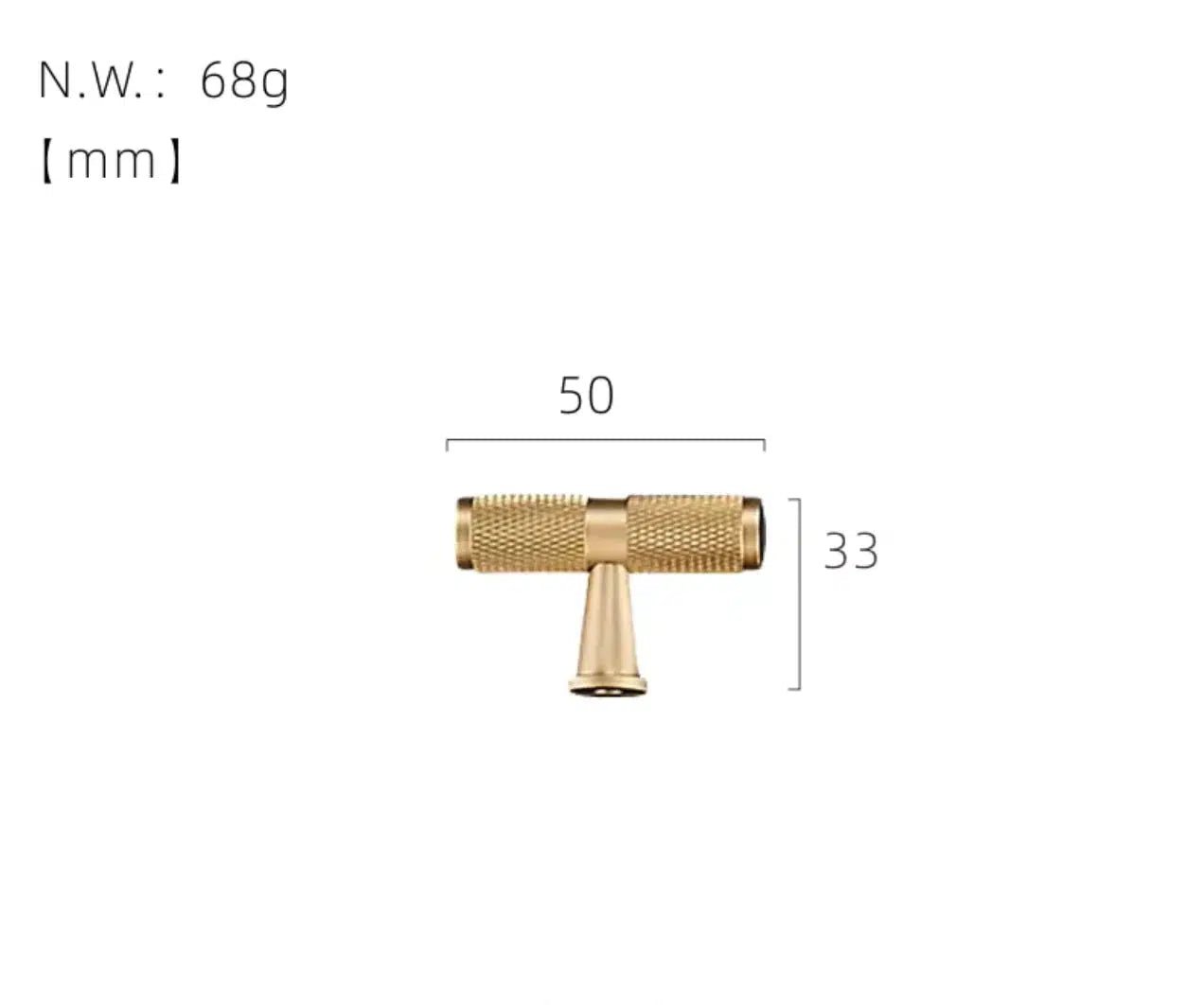 Knurled Handles - Tabby Lighting