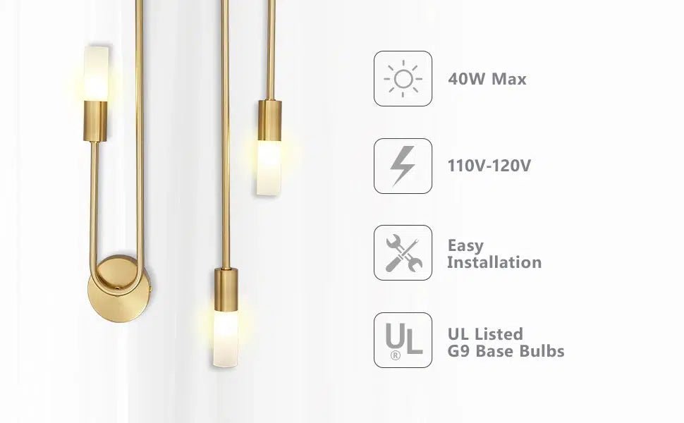 Marina Wall Lights - Tabby Lighting