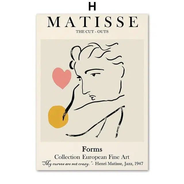 Matisse prints - Tabby Lighting