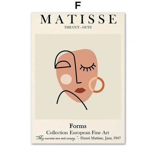 Matisse prints - Tabby Lighting