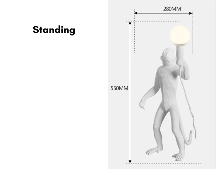Monkey Lamp - Tabby Lighting