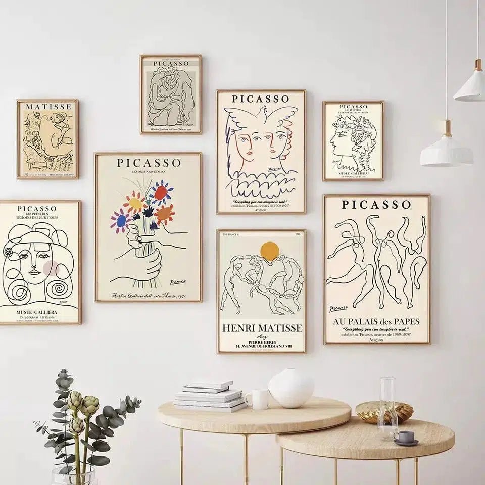 Picasso + Matisse Prints - Tabby Lighting