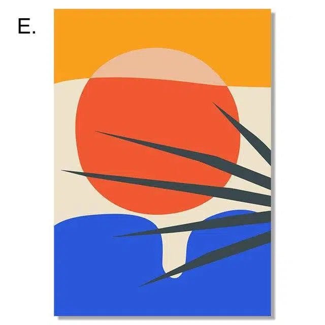 Sail minimalist prints - Tabby Lighting
