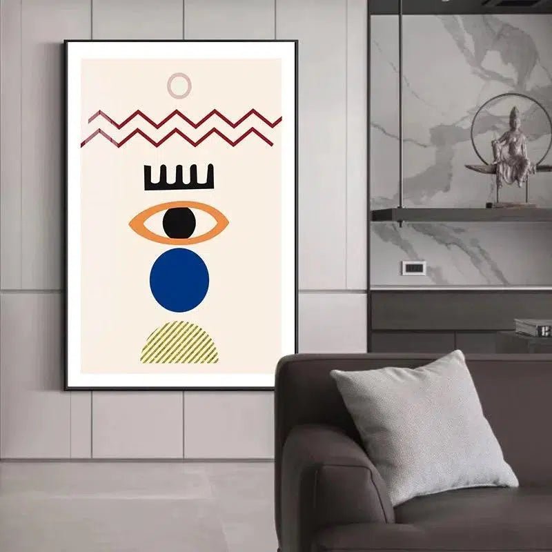Scandinavian abstract Prints - Tabby Lighting