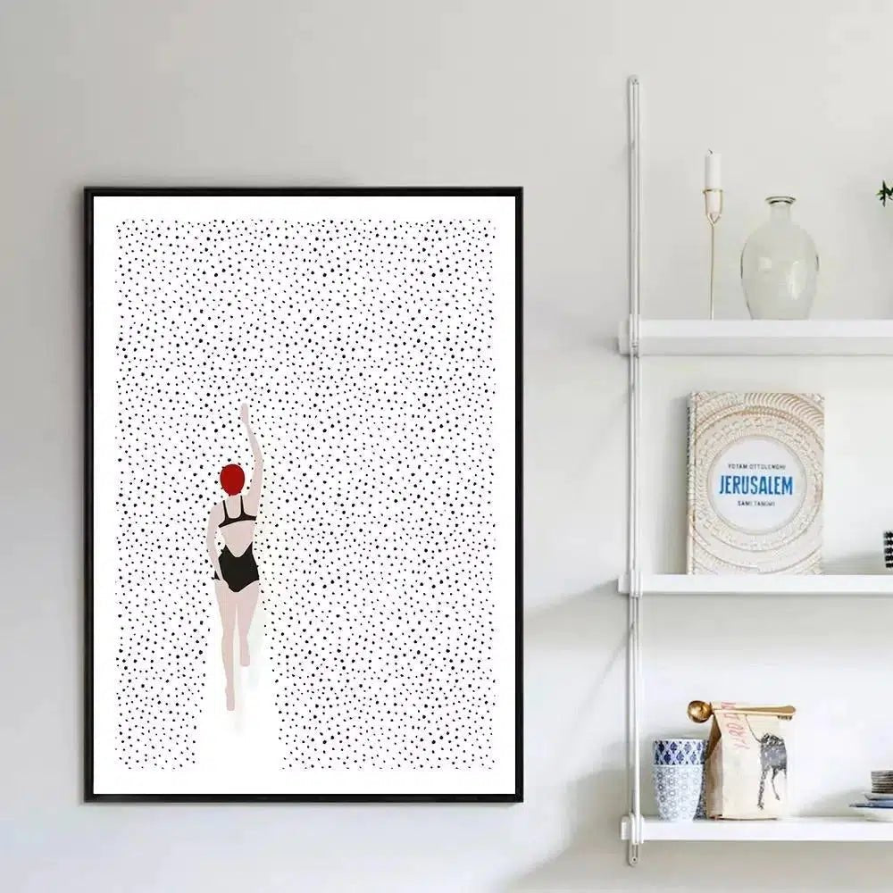 Swimmer Print - Tabby Lighting