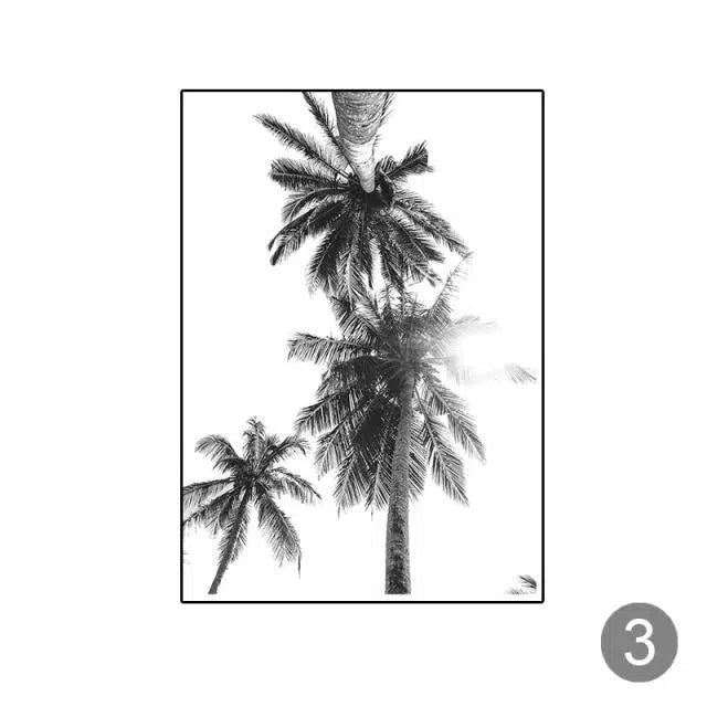 Tropical Black + White Photography - Tabby Lighting
