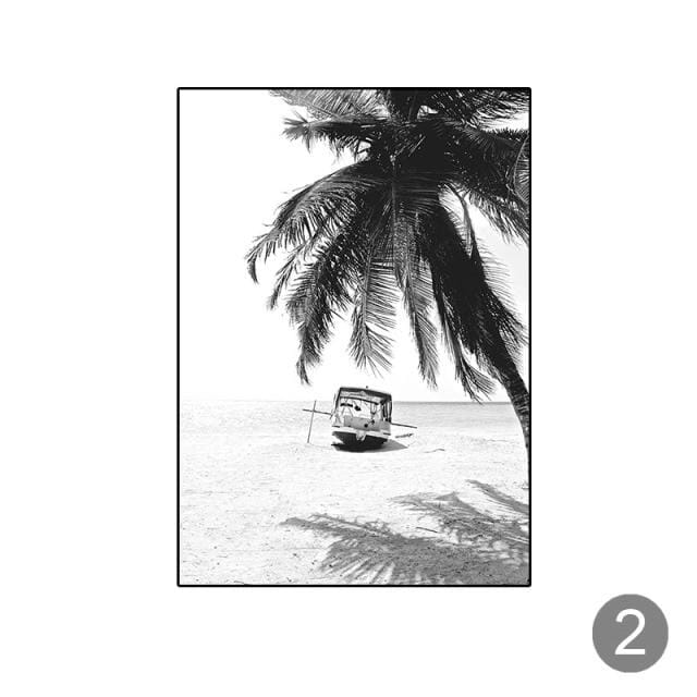 Tropical Black + White Photography - Tabby Lighting