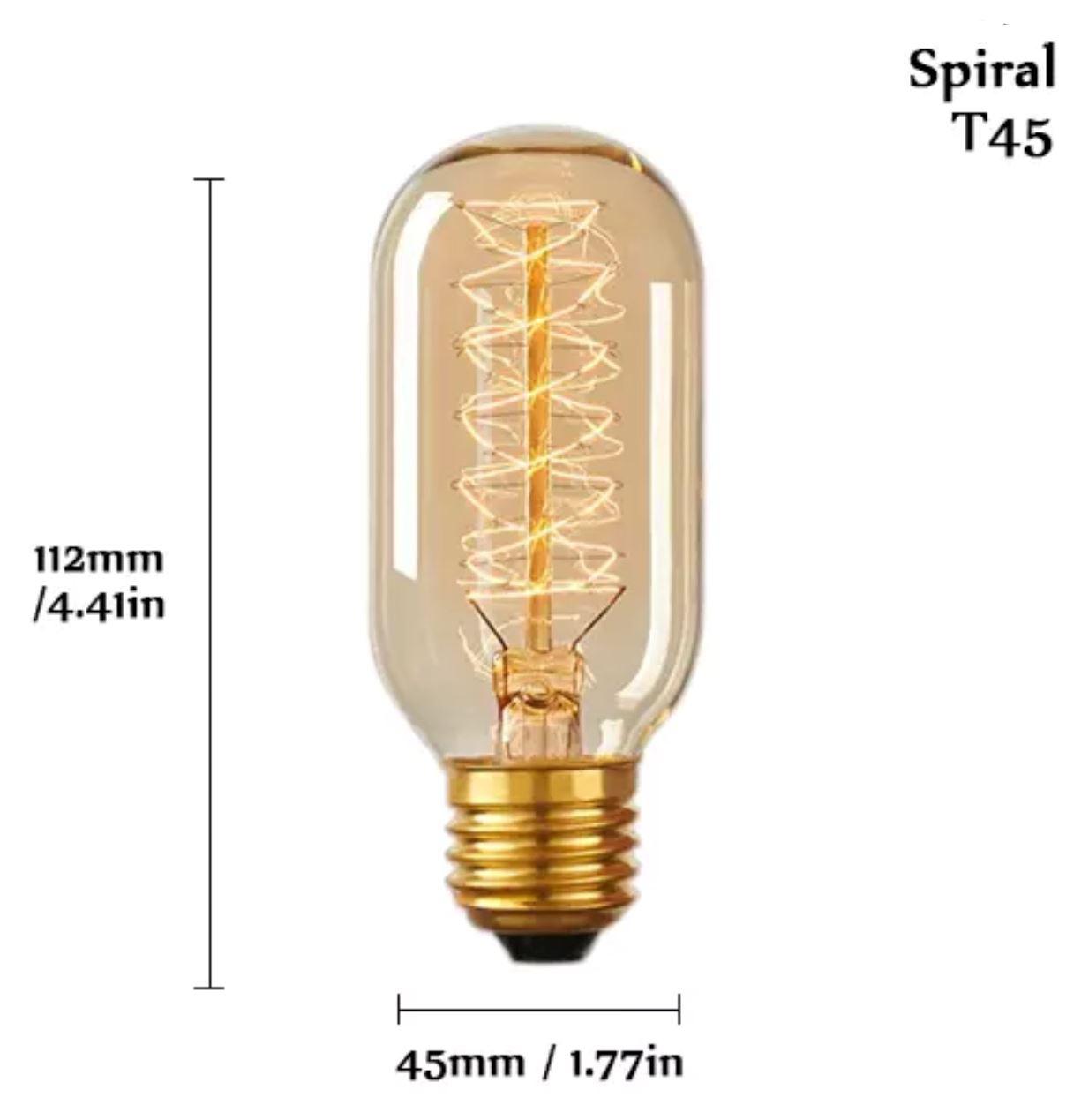 Vintage E27 Filament Light Bulbs - Tabby Lighting