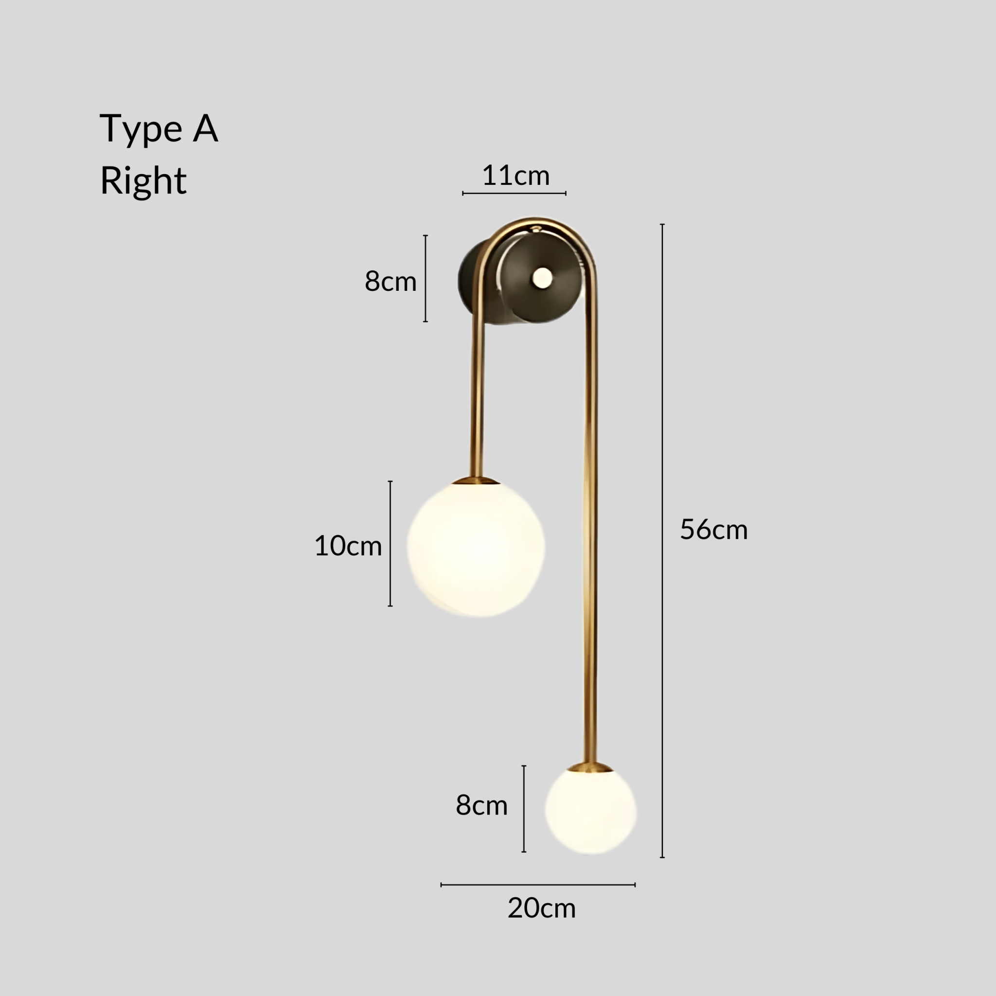 Balanced Wall Light - Tabby Lighting