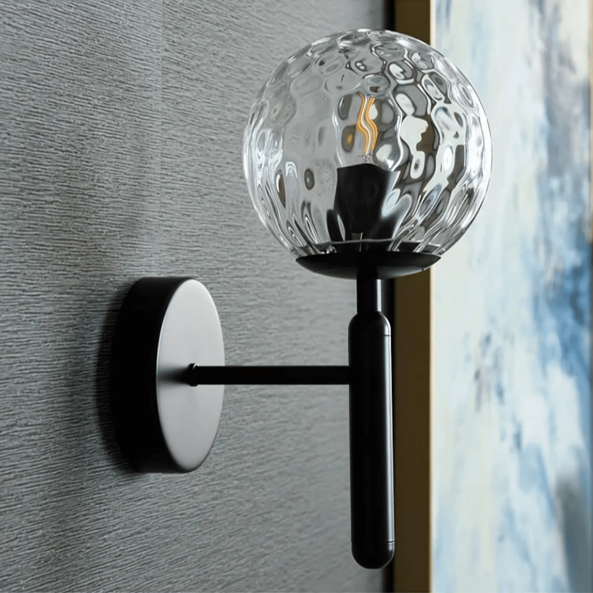 Bauer Black Wall Light - Tabby Lighting