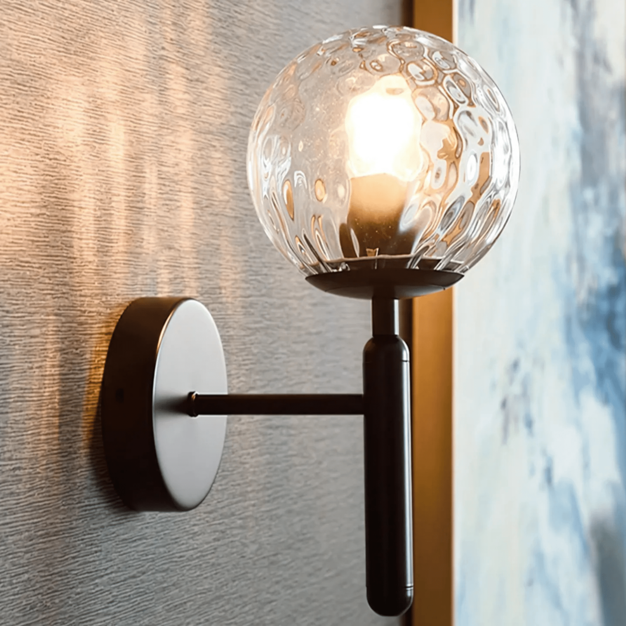 Bauer Black Wall Light - Tabby Lighting