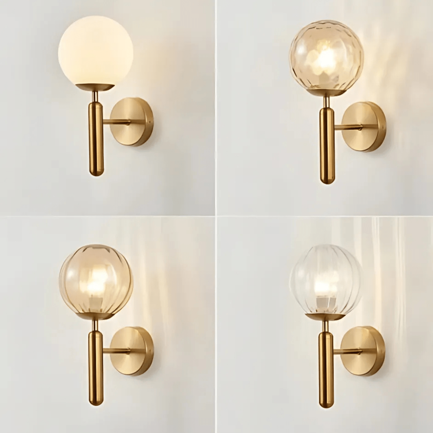 Bauer Brass Wall Light - Tabby Lighting