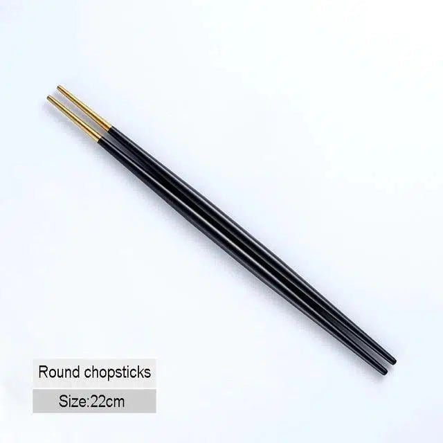 Black + Gold Cutlery Set - Tabby Lighting