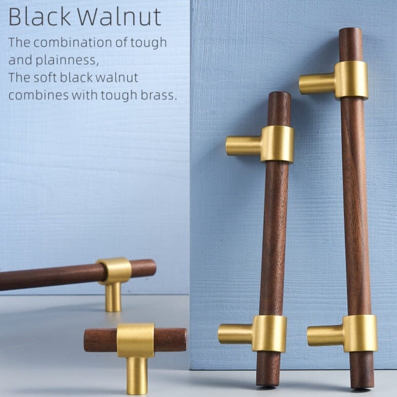 Black Walnut Handle - Tabby Lighting