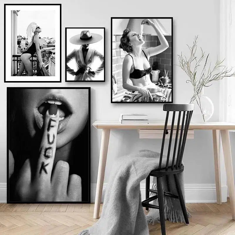Black + White Post Modern Photography - Tabby Lighting