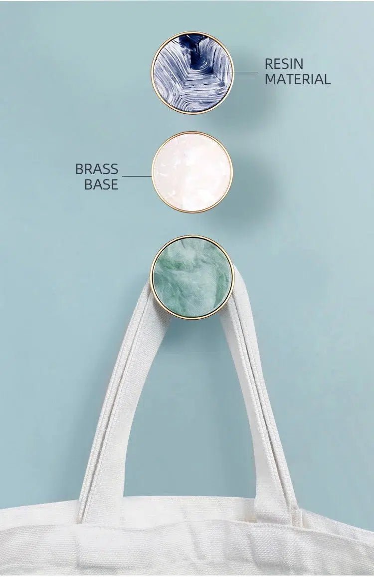 Brass and Stone Handles - Tabby Lighting