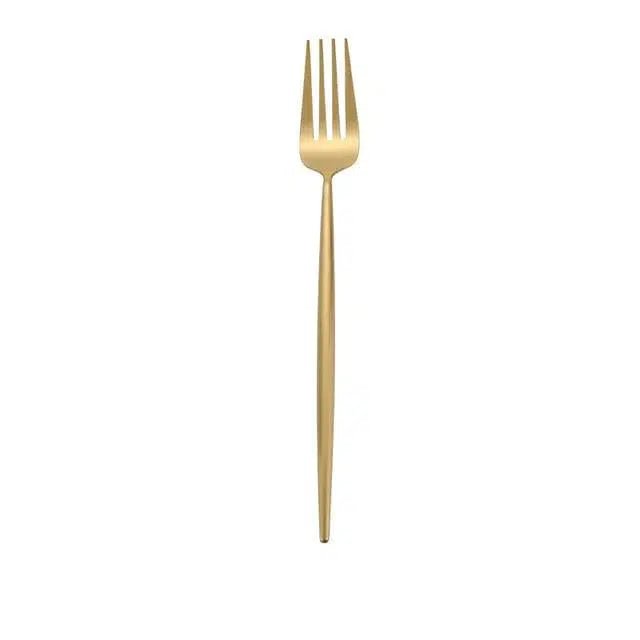 Brushed Gold Cutlery Set - Tabby Lighting