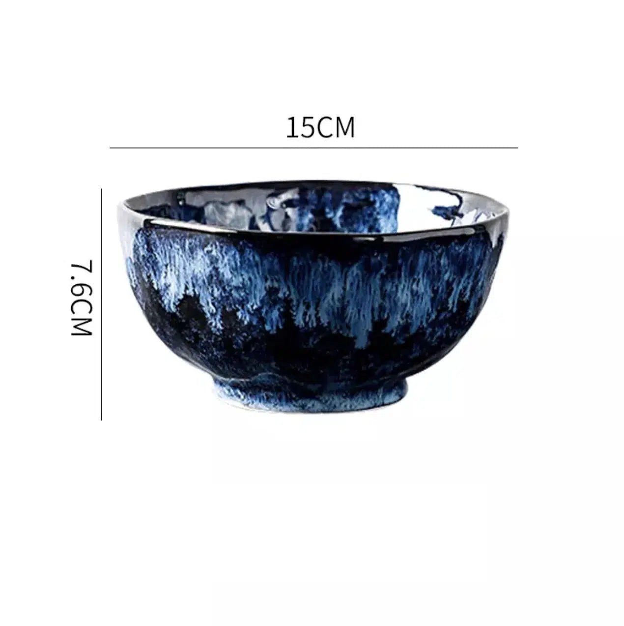 Cat Blue Japanese style Tableware - Tabby Lighting
