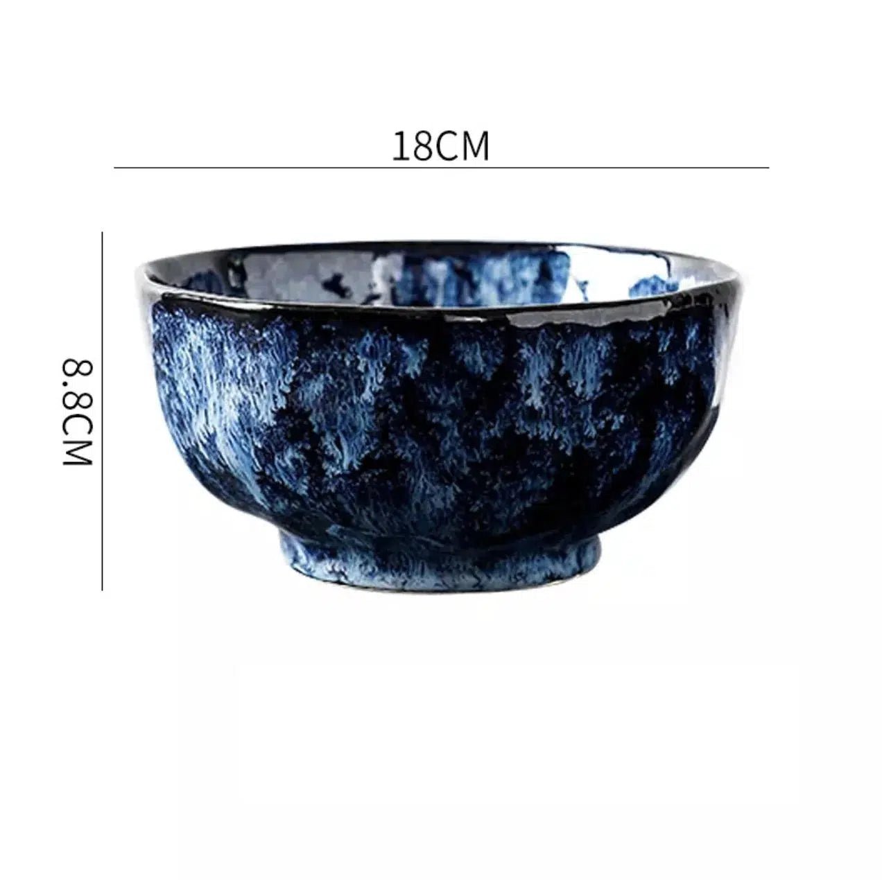 Cat Blue Japanese style Tableware - Tabby Lighting