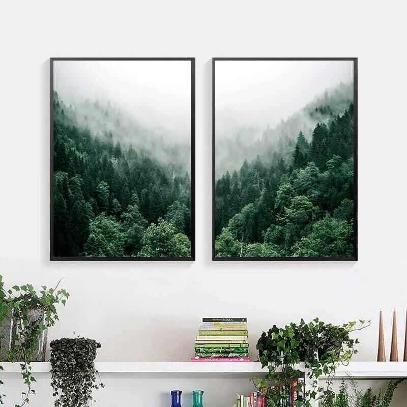 Foggy Forest Print - Tabby Lighting