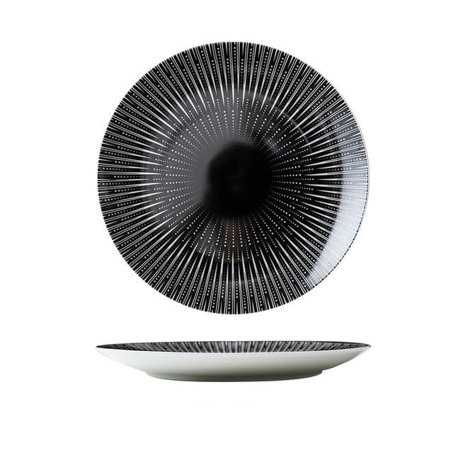 Geo Ceramic Plates - Tabby Lighting