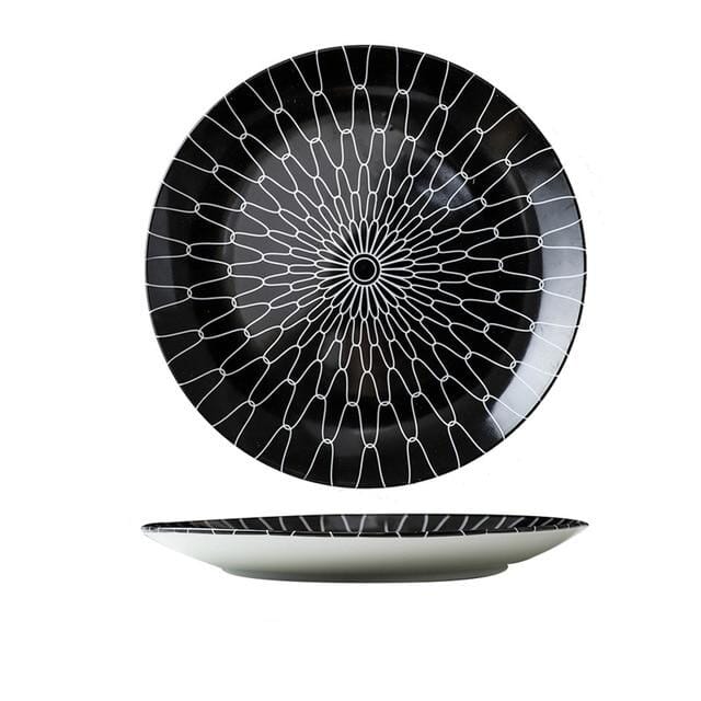 Geo Ceramic Plates - Tabby Lighting