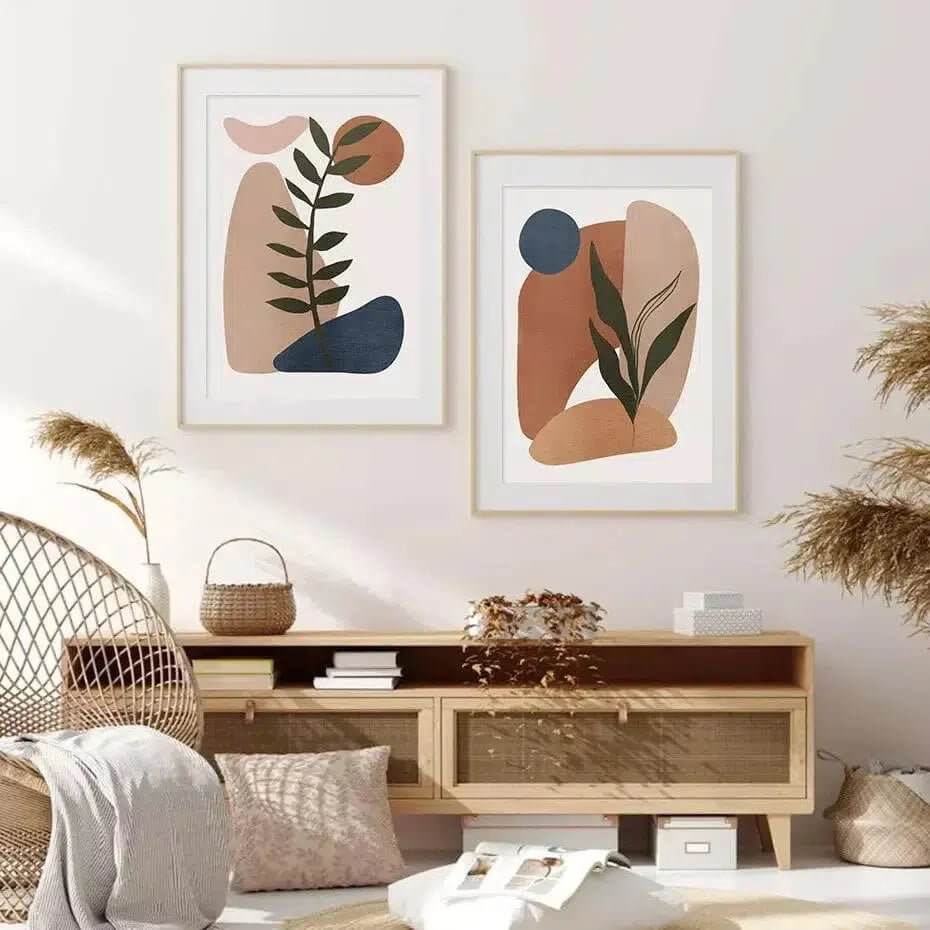 Green Leaf Bohemia Prints - Tabby Lighting