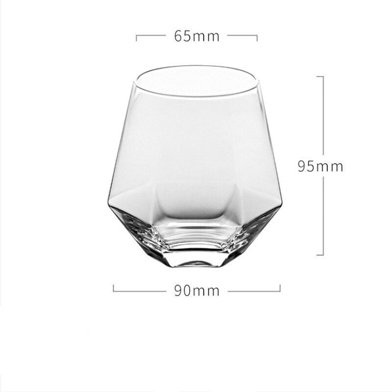 Hexagonal glass Pitcher set - Tabby Lighting