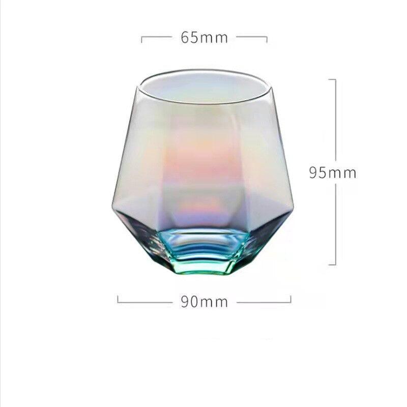 Hexagonal glass Pitcher set - Tabby Lighting